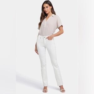 🔥 NYDJ Marilyn Straight Cool Embrace Lift Tuck Technology Women’s Jeans Sz 6 🔥